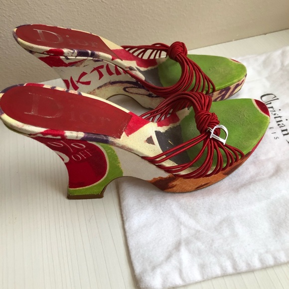 SOLD! Vintage Dior Platforms - Picture 5 of 6